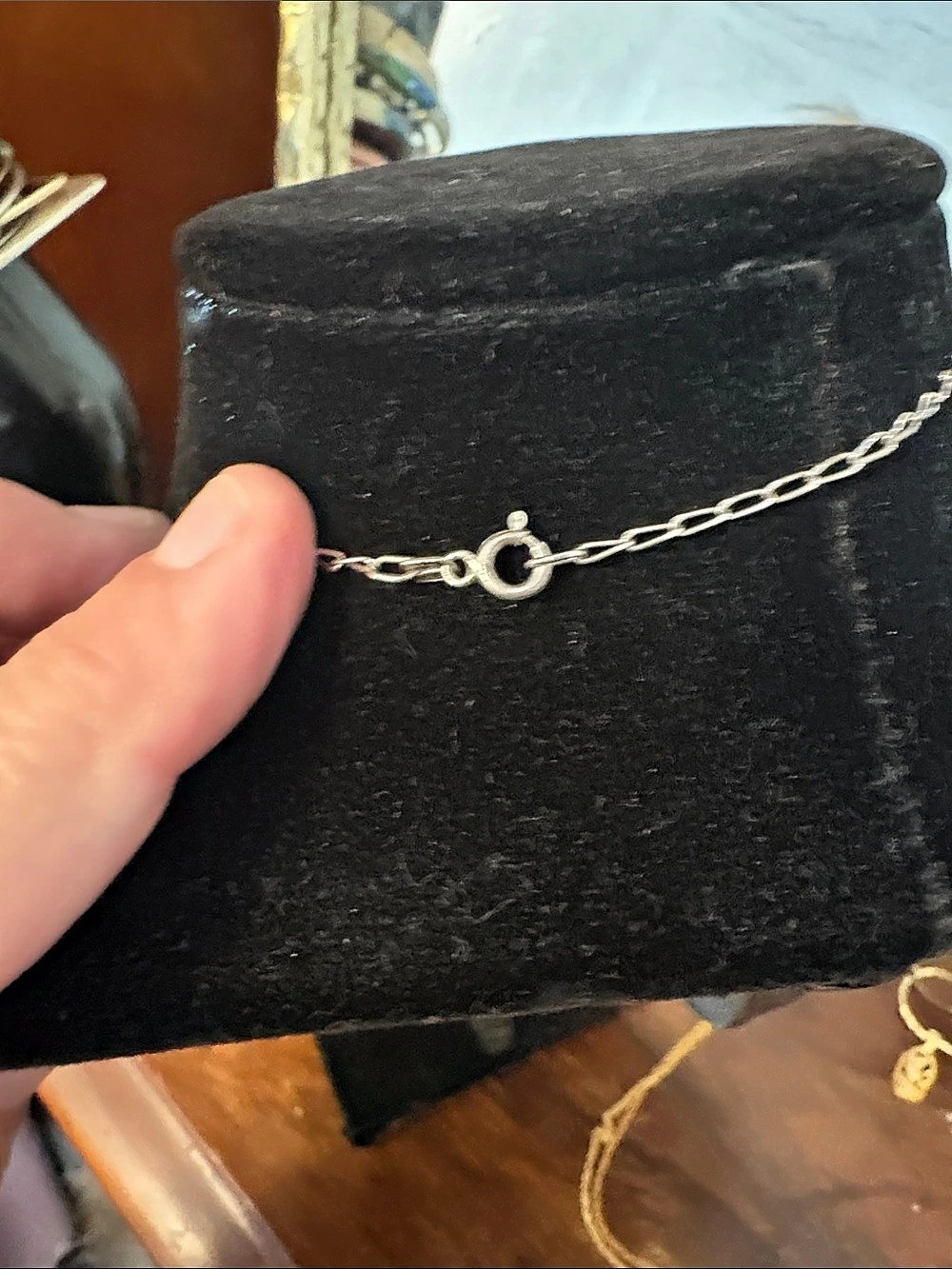 Sterling Silver and turquoise Pendant Necklace - Picture 3 of 8